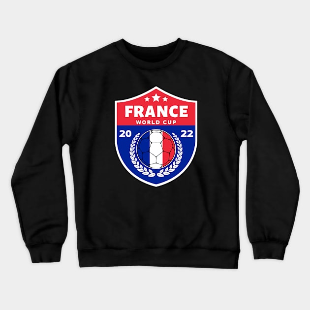 France World Cup Crewneck Sweatshirt by footballomatic